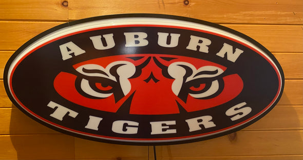 Auburn Tigers 32" Backlit LED Oval Sign