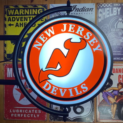 New Jersey Devils 24” Pivoting Sign Design #P7171