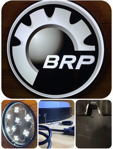 BRP 30” Backlit LED Button Sign Design #BB7161