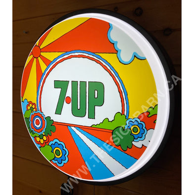 7Up 18’’ Backlit Led Button Sign Design #W7008 18” Led Buttons