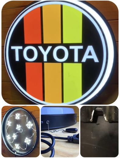 Toyota 30" Backlit LED Button Sign Design #BB7185