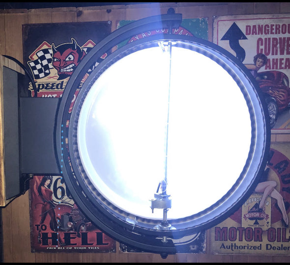 Dr Pepper 24” Rotating LED Lighted Sign Design #S7180