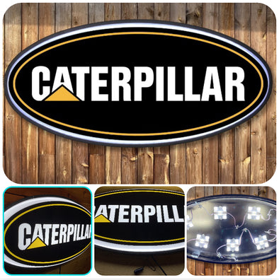 Caterpillar 32" Backlit LED Oval Design #V7156