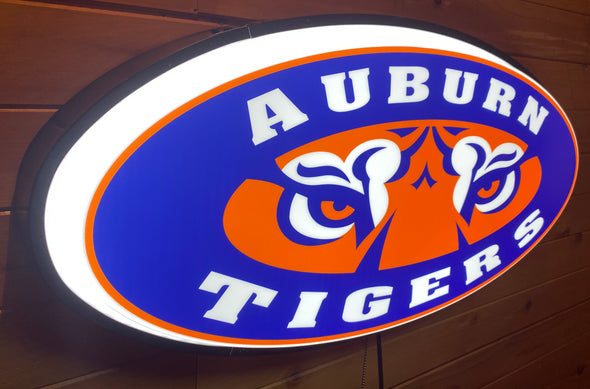 Auburn Tigers 32" Backlit LED Oval Sign