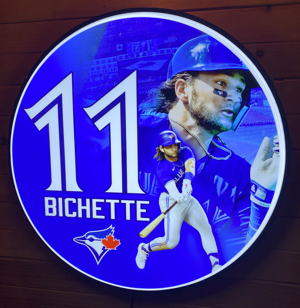 Bo Bichette Custom Designed 30" Backlit LED Button Sign Design #BB7196