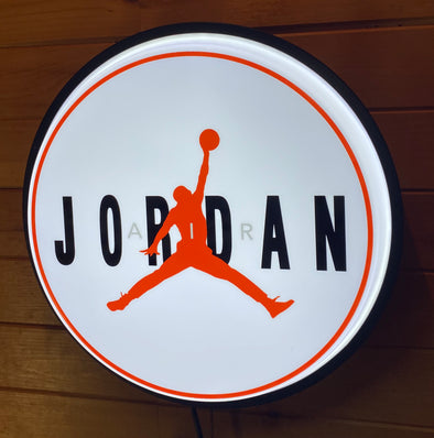 Air Jordan 18” Backlit LED Button Sign Design #W7169