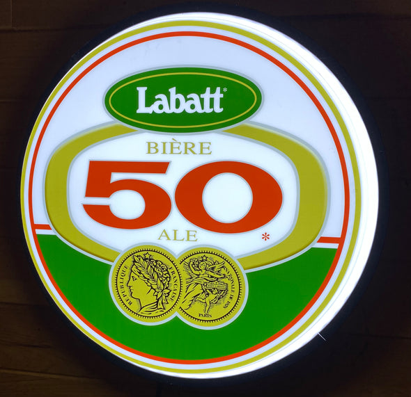 Labatt 50 30" Backlit LED Button Sign Design #BB5068