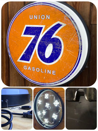 Union 76 30" Backlit LED Button Sign Design #BB7091