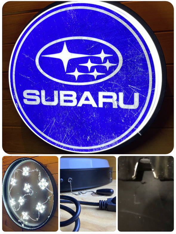 Subaru 30" Backlit LED Button Sign Design #BB7076
