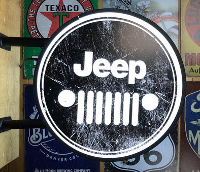 Jeep 20” LED Fixed Flange Sign Design #F5018