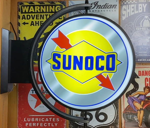 Sunoco 24" Rotating LED Lighted Sign Design #S7094