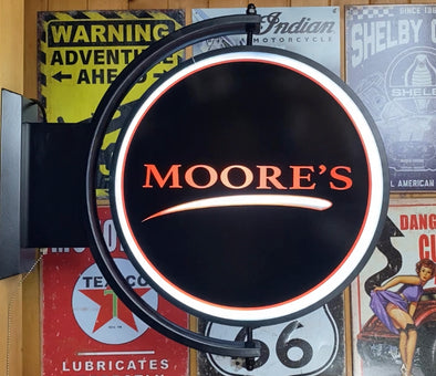 Moores Custom Designed 24" Pivoting Sign