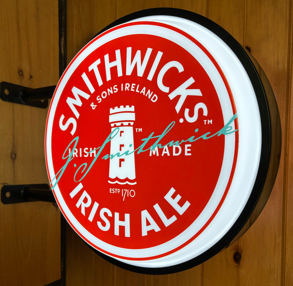 Smithwicks Irish Ale 20" Two Sided Fixed LED Lighted Sign Design #F7204