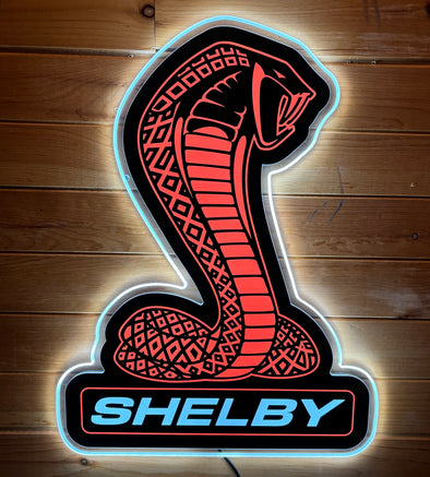 Shelby Cobra Slim Profile LED Sign Design #SP1003