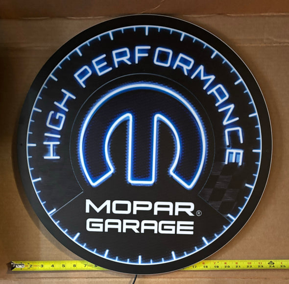 Mopar Performance Slim Profile Acrylic Led Sign Design #SP1000