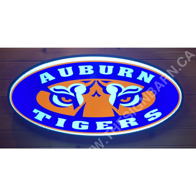 Auburn Tigers 32’’ Backlit Led Oval Sign Backlit Ovals