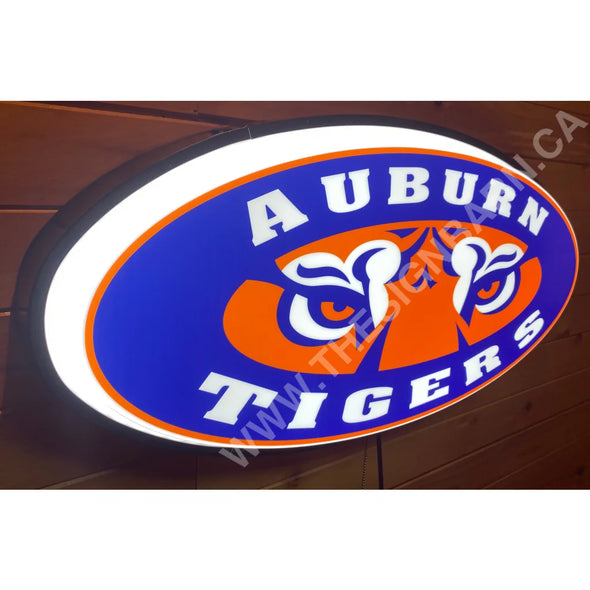 Auburn Tigers 32’’ Backlit Led Oval Sign Backlit Ovals