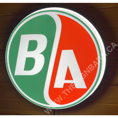 B/A 18’’ Backlit Led Button Sign Design #W7178 18” Led Buttons