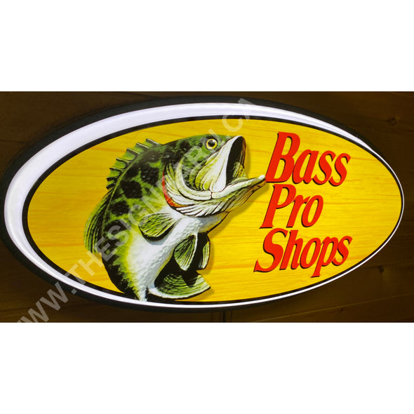 Bass Pro Shops 32” Backlit Led Oval Sign Design #V7199 32’’ Backlit Ovals