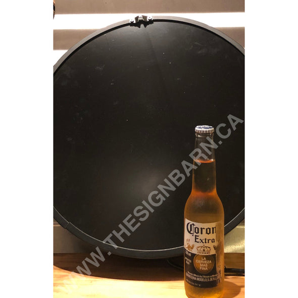 Black Label Beer 18’’ Backlit Led Button Sign Design #W6027 18” Led Buttons