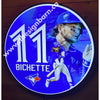 Bo Bichette Custom Designed 18” Backlit Led Button Sign Design #W7196 Led Buttons