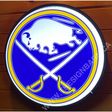 Buffalo Sabres 18’’ Backlit Led Button Sign A Design #W7184 18” Led Buttons