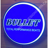 Bullet Boats Custom Designed 18’’ Backlit Led Button Sign