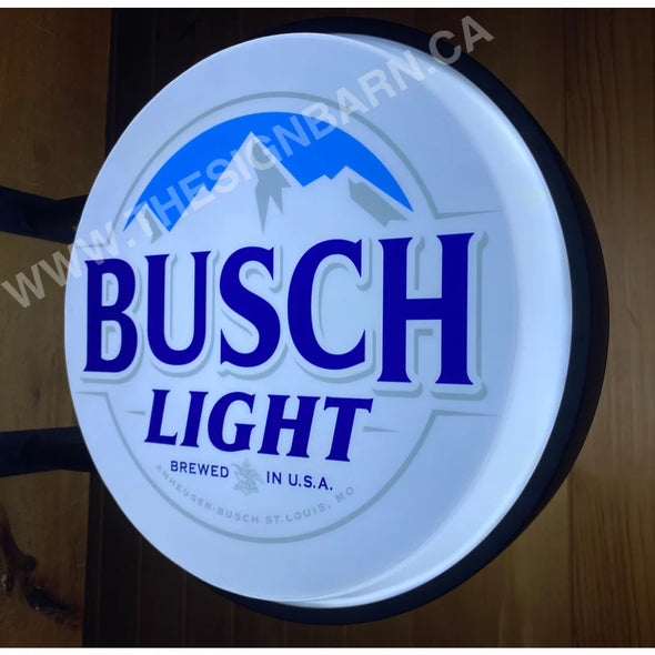 Busch Lite Custom Designed 20’’ Two Sided Fixed Flange Sign Led Sign