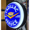 Cadillac Service 20’’ Two Sided Led Fixed Flange Sign Design #F7144 Led Sign