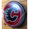 Calgary Flames 18’’ Backlit Led Button Sign Design #W6006 18” Led Buttons