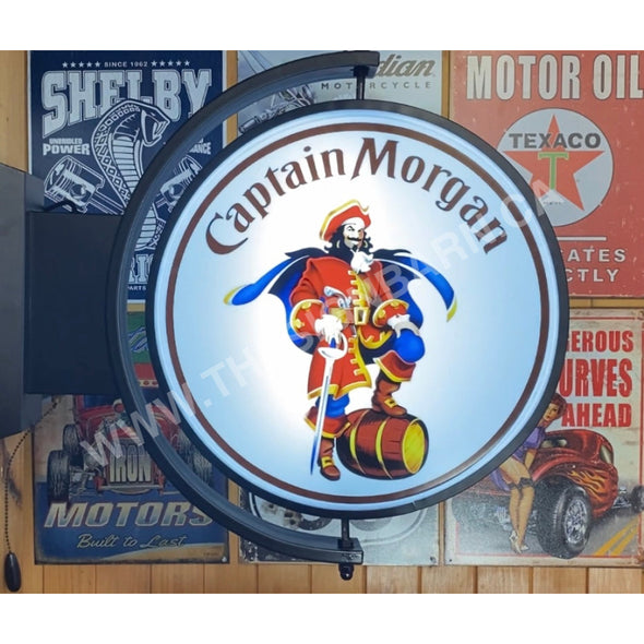 Captain Morgan 24’’ Rotating Led Lighted Sign Design #S5062 Pivoting With Switch