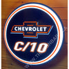 Chevy C/10 18’’ Backlit Led Button Sign Design #W7114 18” Led Buttons