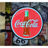 Coca-Cola 20’’ Two Sided Led Fixed Flange Sign Design #F5159 Led Sign