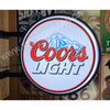 Coors Light 20’’ Led Fixed Flange Sign Design #F5155 Led Sign