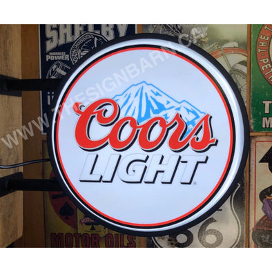 Coors Light 20’’ Led Fixed Flange Sign Design #F5155 Led Sign