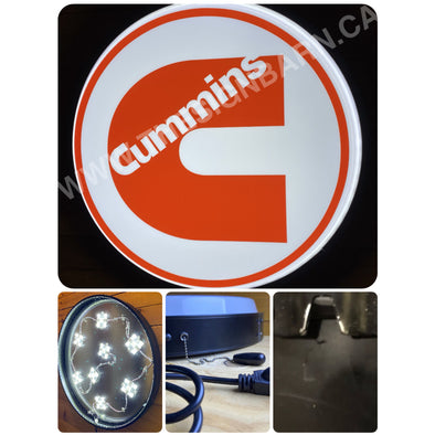 Cummins Diesel 30’’ Backlit Led Button Sign Design #Bb7036 Led