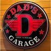 Dads Garage 30’’ Backlit Led Button Sign Design #Bb5015 Led