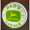 Dad’s John Deere Garage 18’’ Backlit Led Button Sign Design #W7138 18” Led Buttons