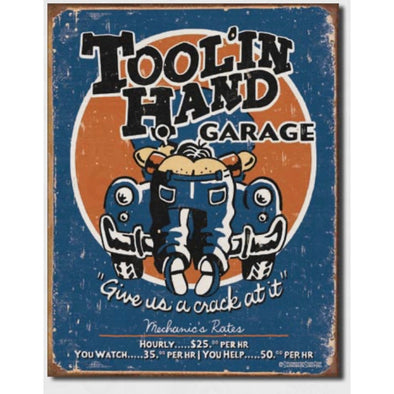 Design #1319 Vintage Tin Sign