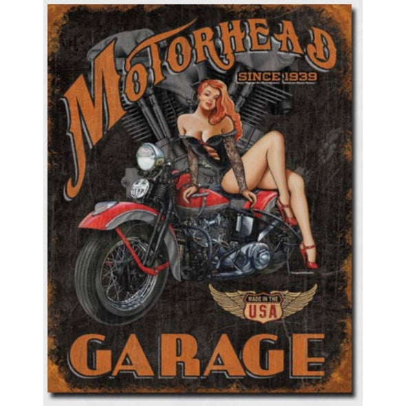 Design #1628 Vintage Tin Sign