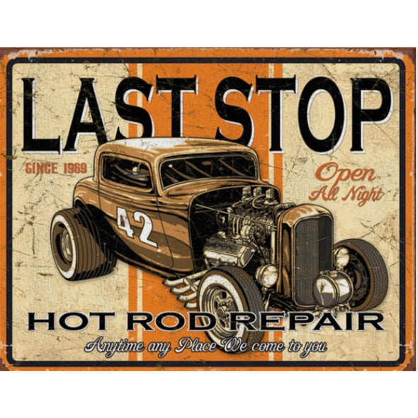 Design #1696 Vintage Tin Sign