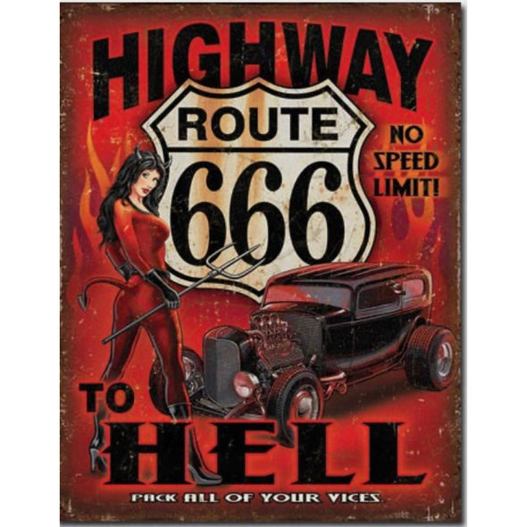 Design #2123 Vintage Tin Sign