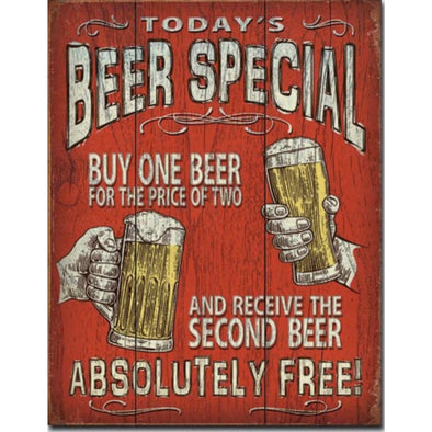 Design #2186 Vintage Tin Sign