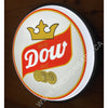 Dow Beer 18” Backlit Led Button Sign Design #W6030 Led Buttons