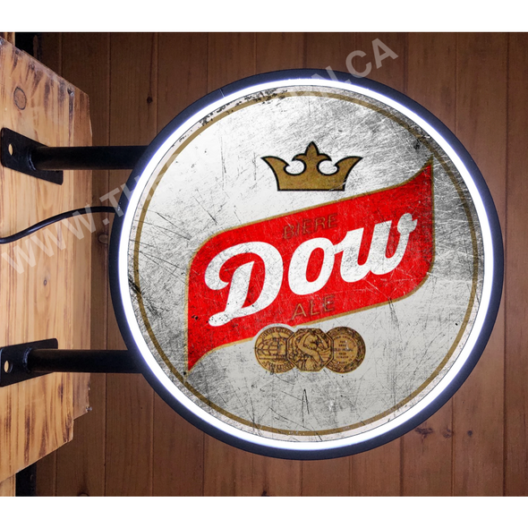 Dow Beer 20’’ Led Fixed Flange Sign Design #F5137 Led Sign