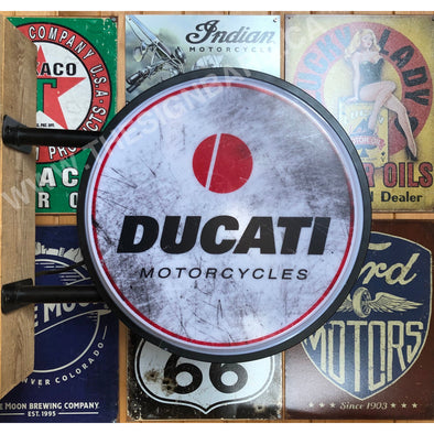 Ducati Motorcycle 20’’ Fixed Flange Sign Design #F5035 Led Sign