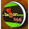 Duster Demon 18’’ Backlit Led Button Sign Design #W7098 18” Led Buttons