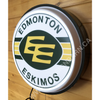 Edmonton Eskimos Backlit Led Button Sign Design #W5103 18” Led Buttons