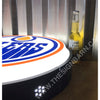 Edmonton Oilers 18’’ Backlit Led Button Sign Design #W6002 18” Led Buttons