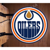 Edmonton Oilers 20’’ Led Fixed Flange Sign Design #F5104 Led Sign